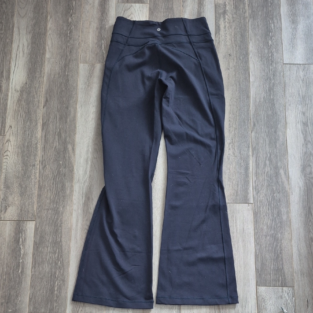 Navy Flared Lulu Lemon Yoga Pants